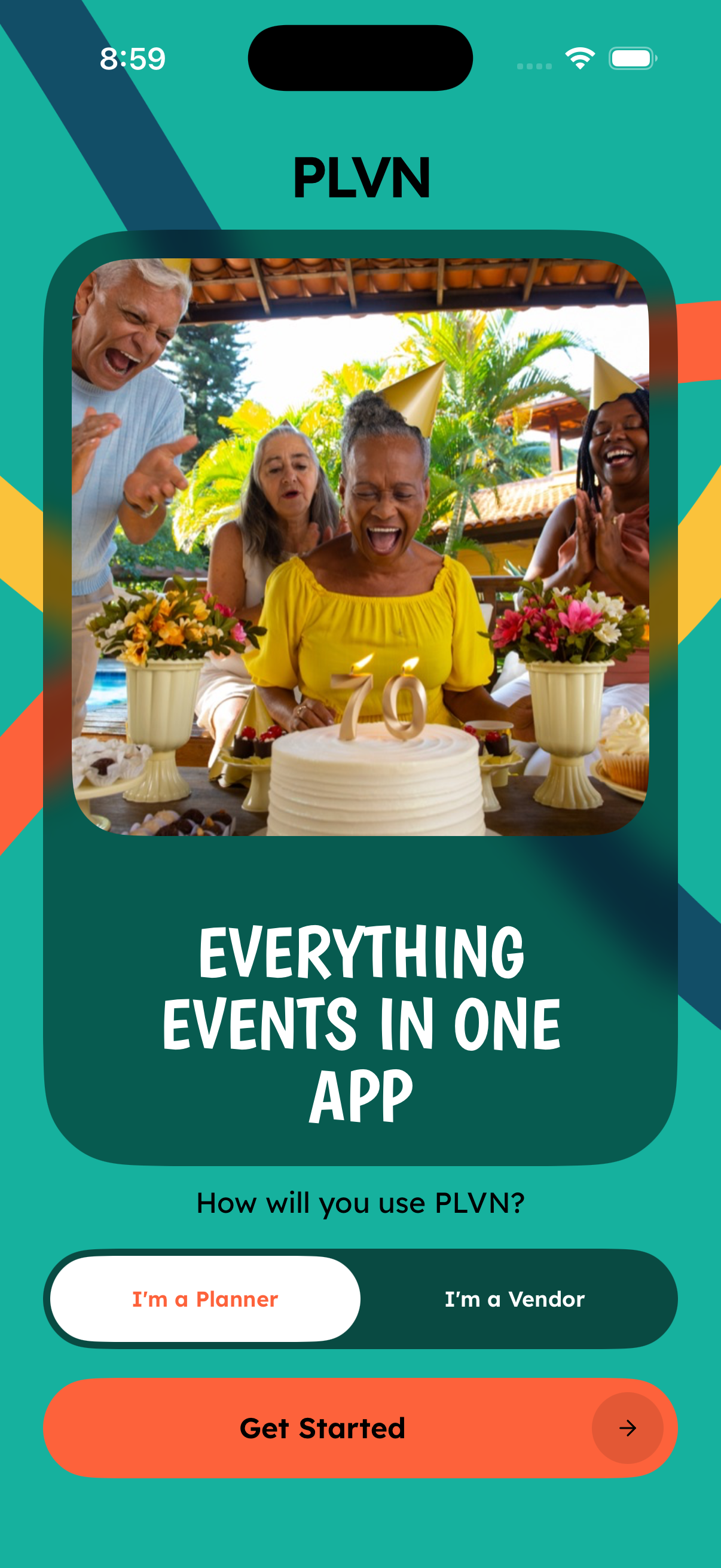 PLVN app — everything events in one app